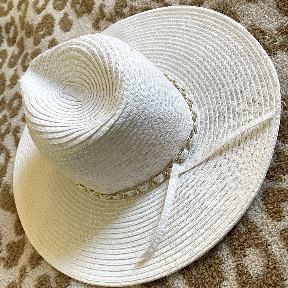 COPY - White Floppy Sun Hat